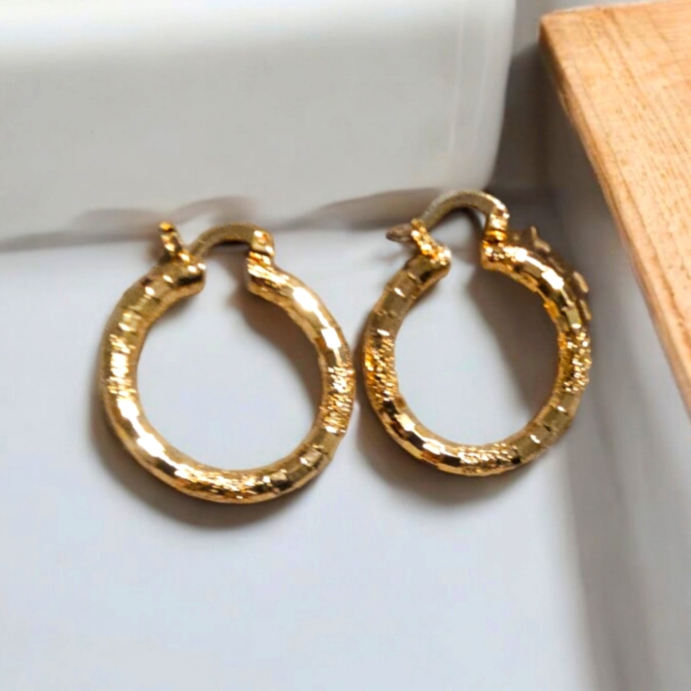 14 kt goldfilled earing